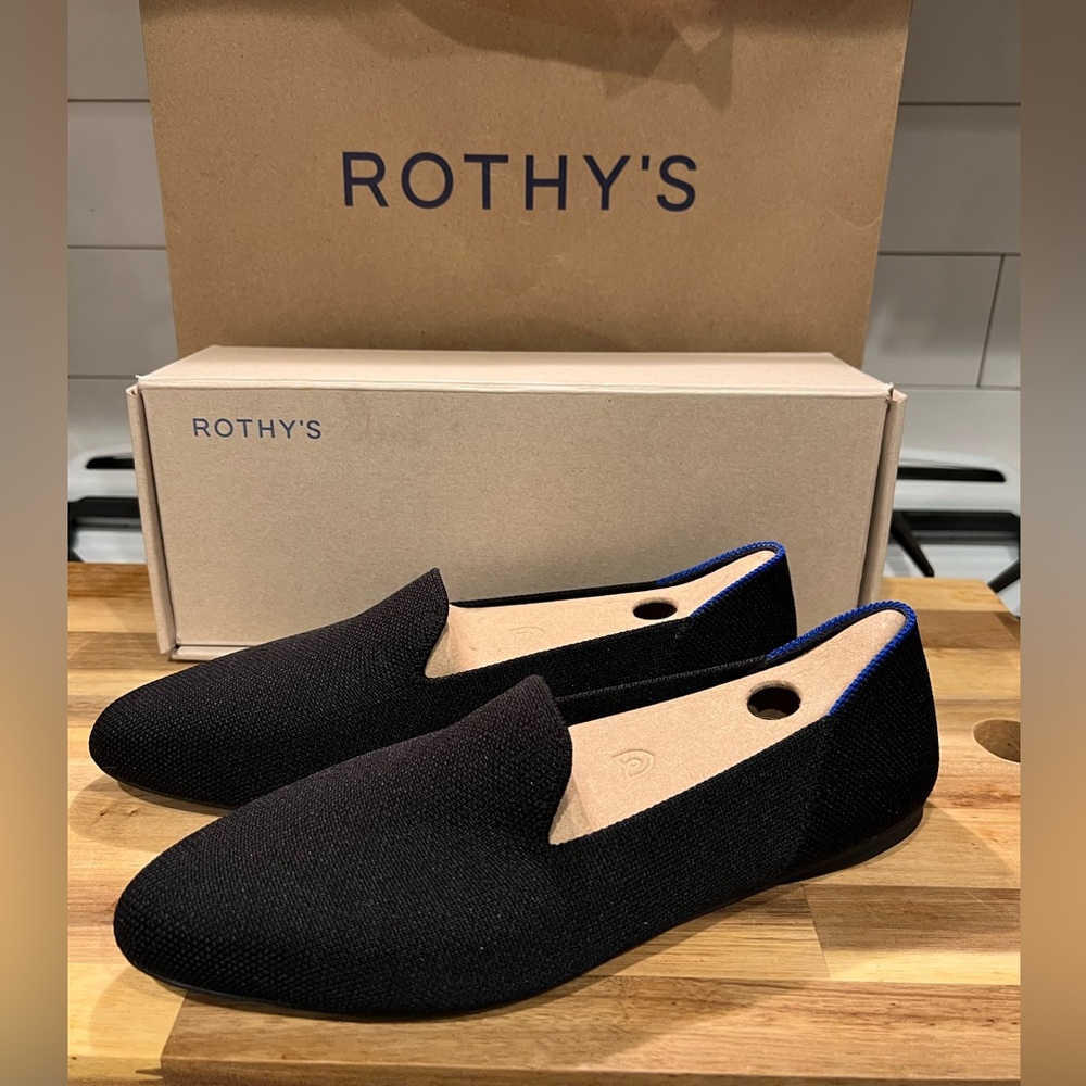 Rothy's The Almond Loafer Black sz. 7.5